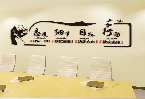 千阳企业文化墙主要展示什么？