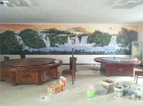 千阳墙绘-写实风景