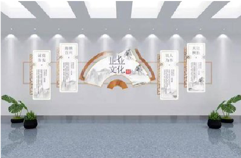 千阳企业文化墙设计的核心要素。