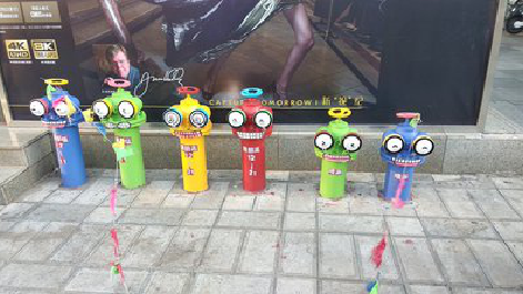 千阳商业区彩绘