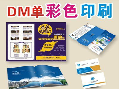 千阳单页印刷，色彩搭配简单。